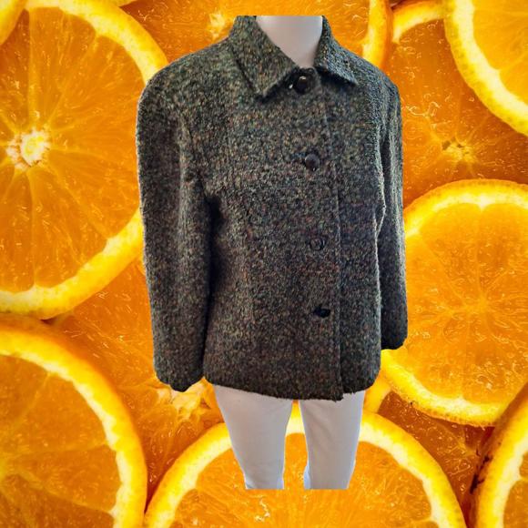 Sag Harbor Petite Button Up‎ Colorful Jacket Size 4P - Picture 2 of 8